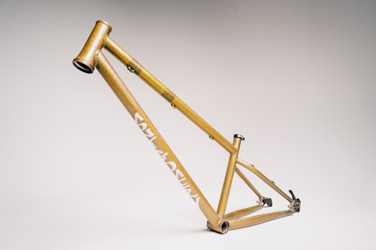 Gold Dirt Jump Bike Frame