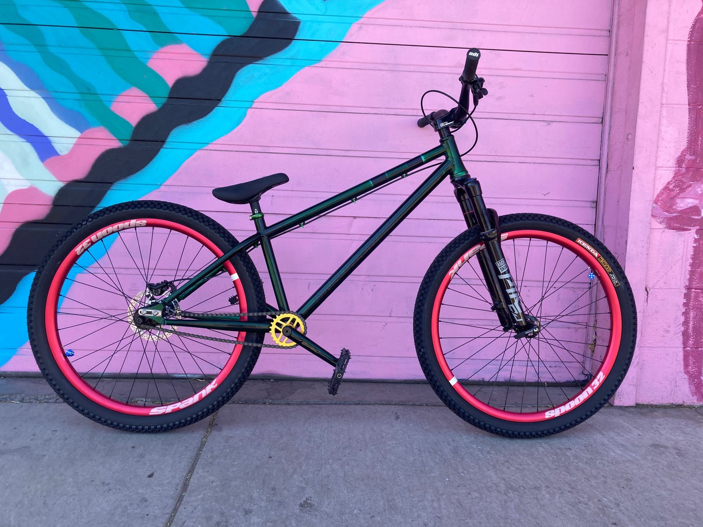 Custom Steel Dirt Jump bicycles